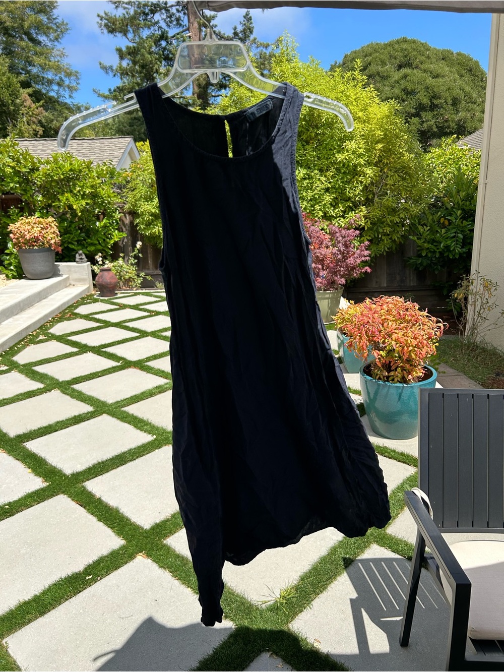CP Shades Navy Blue Sleeveless Shift Dress